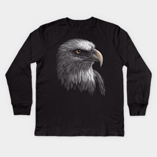 Eagle head Kids Long Sleeve T-Shirt